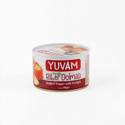YUVAM BİBER DOLMASI FİRİKLİ 400 GR x 12 adet